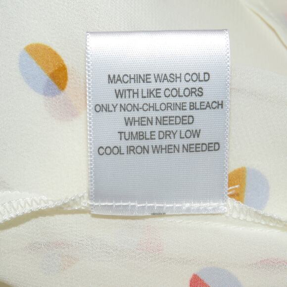 Modcloth Cream Polka Dot Print Be Buzzworthy Button Up Top - Picture 11 of 11